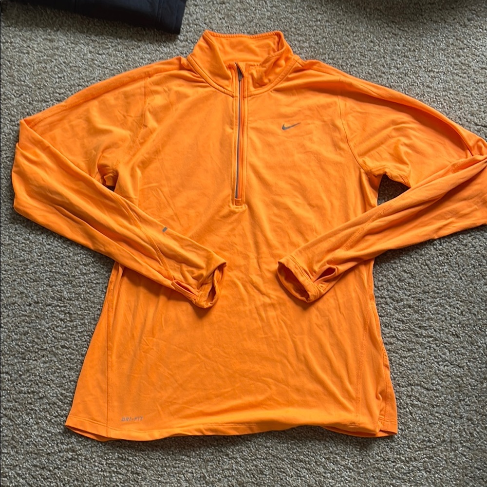 Nike Bright Orange Half-Zip Pullover